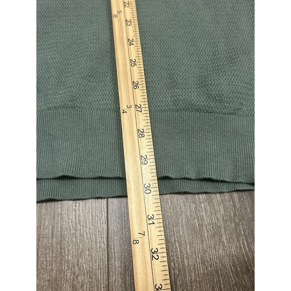J Crew Knit Polo Shirt Men’s XL Green Short Sleeve Casual Brunch Beach CI774